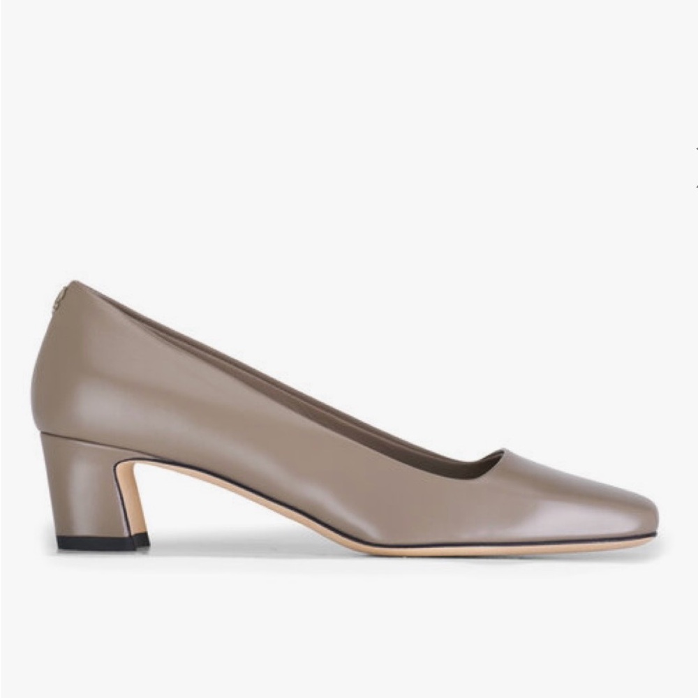 Jimmy Choo Winnie Taupe Leather Pumps 45 mm Size 42 US 12